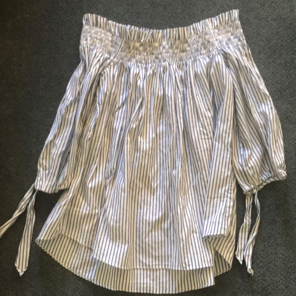 Caroline Constas Flowy Off the Shoulder Top